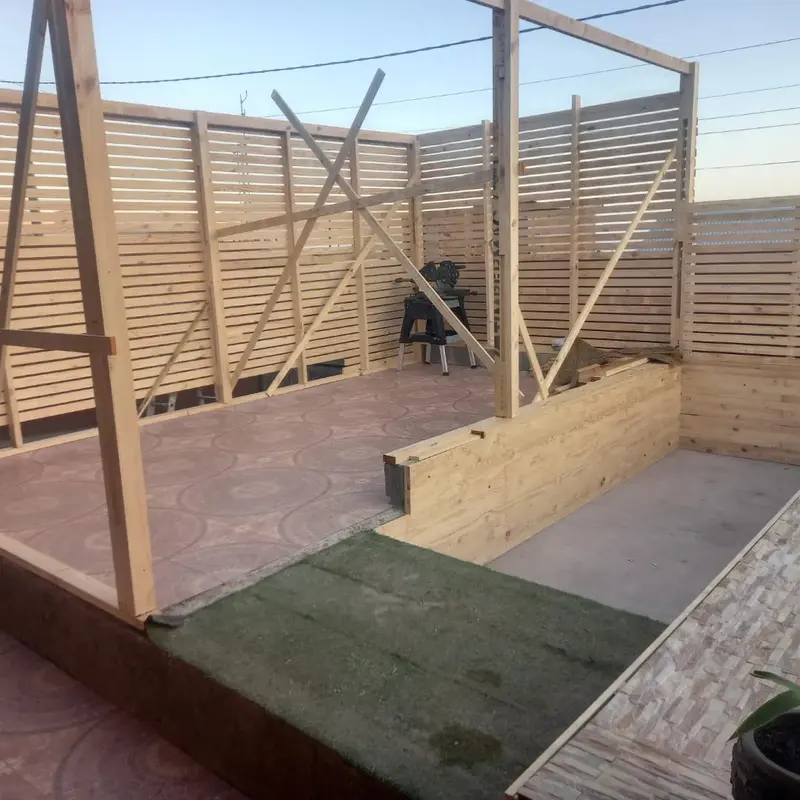 Terraza y celosías · La Serena